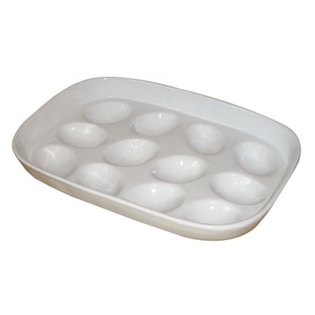 Kitchenworthy White 10-inch Egg Tray, PK8 150-ETRAY